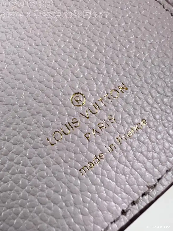 Aaa replica bags VUITTON cm VICTORINE LOUIS WALLET-12*9.5*2.5 0509